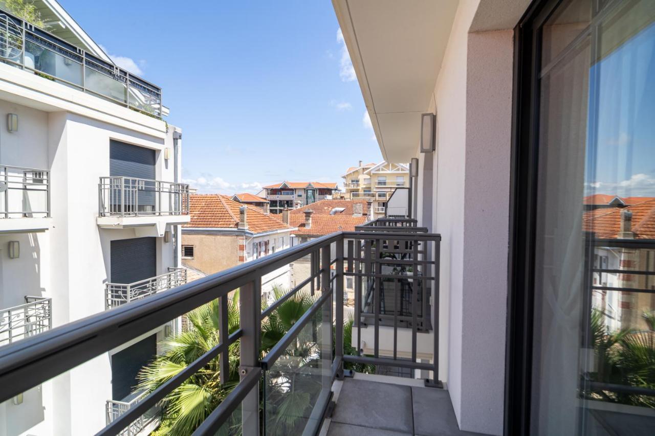 L'Andalou - Bel Appartement Standing Avec Terrasses En Plein Coeur Darcachon Bagian luar foto